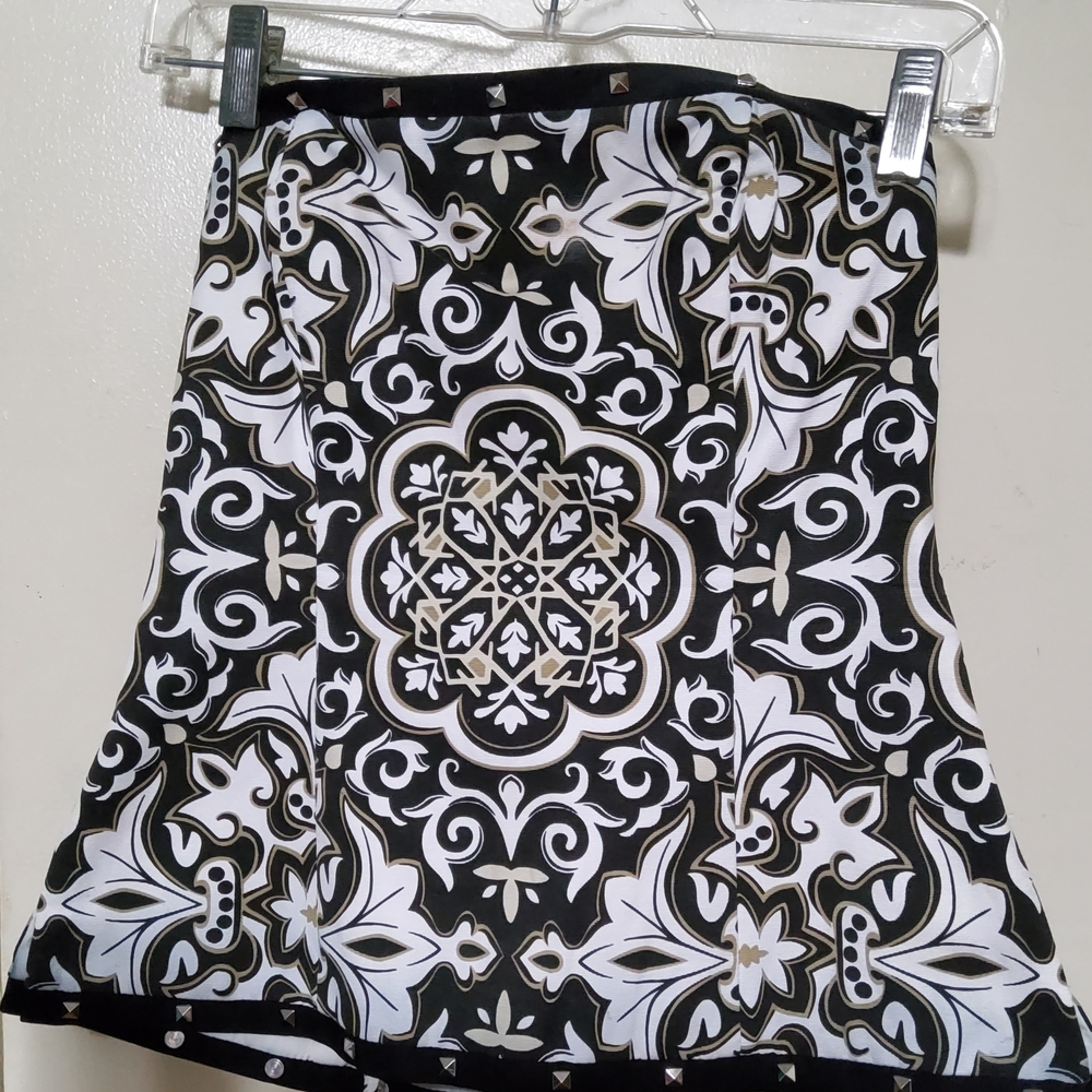 White House Black Market Floral Bustier Size 2.